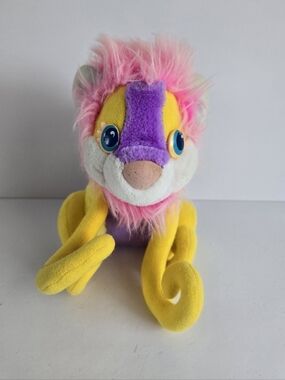 PET HOOKS Leroy Lion Plush Mattel 1987 Vtg